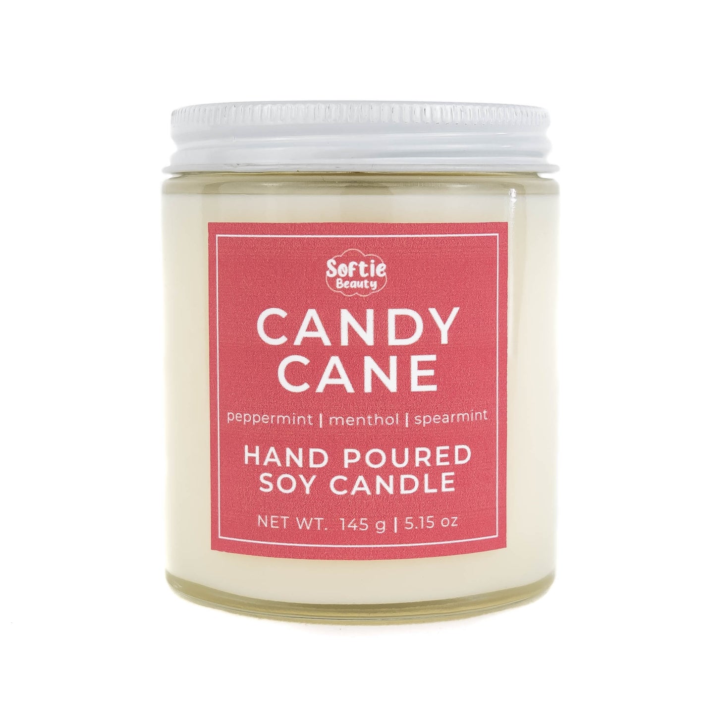 Candy Cane 5oz Soy Candle