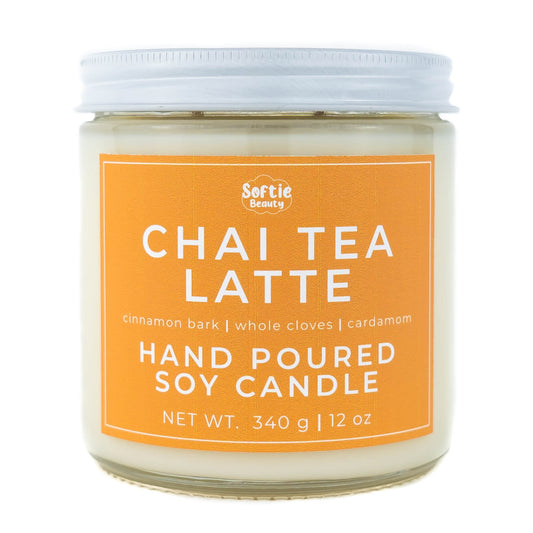 Chai Tea Latte 12oz Soy Candle