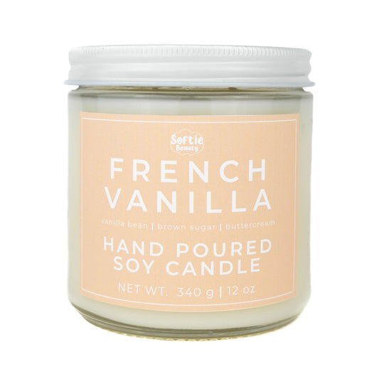 French Vanilla 12oz Soy Candle